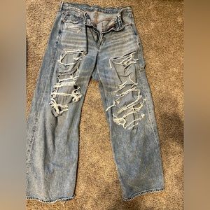 American Eagle Baggy wide leg jeans -12 Short